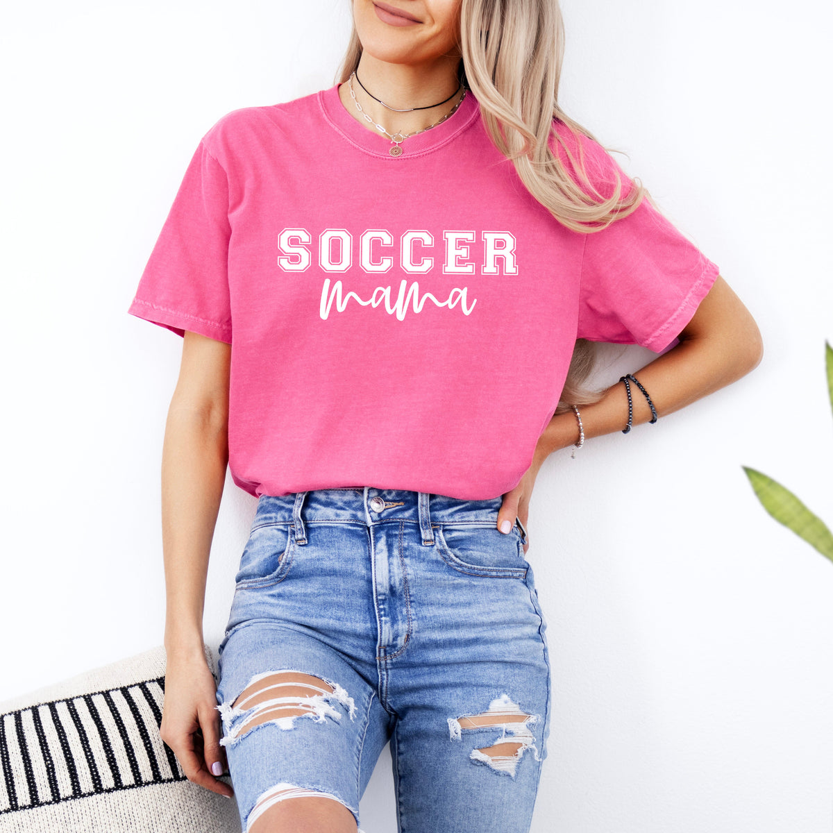 Soccer Mama | Garment Dyed Short Sleeve Tee