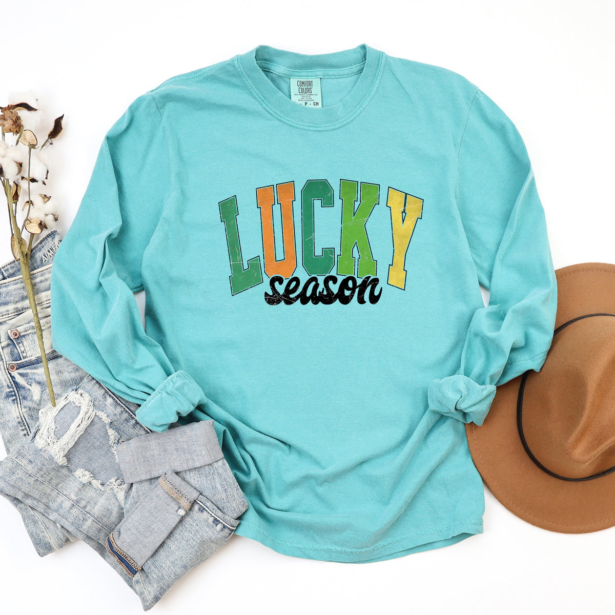 Lucky Season | Garment Dyed Long Sleeve