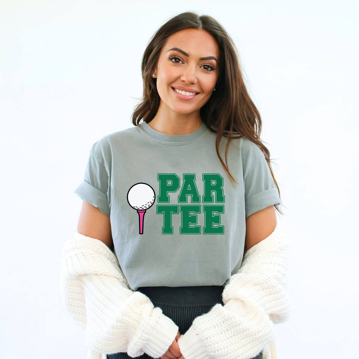 Golf Par Tee Varsity | Garment Dyed Short Sleeve Tee