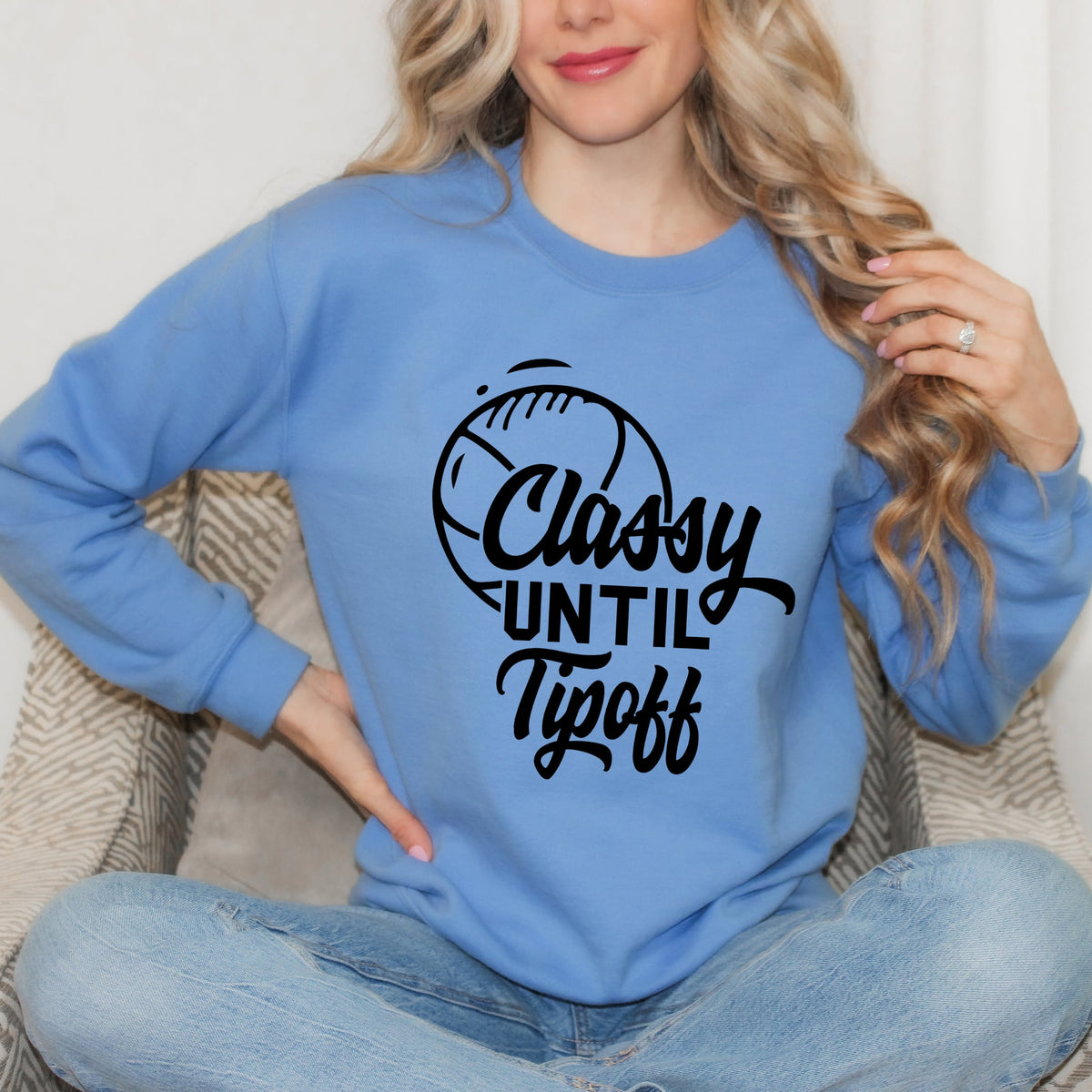 Classy Until Tipoff | Sweatshirt