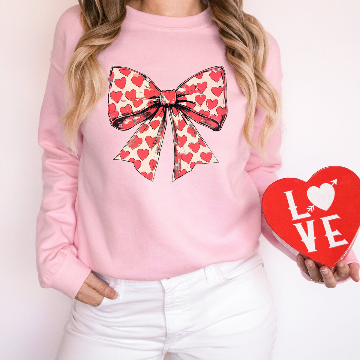 Coquette Hearts | Sweatshirt