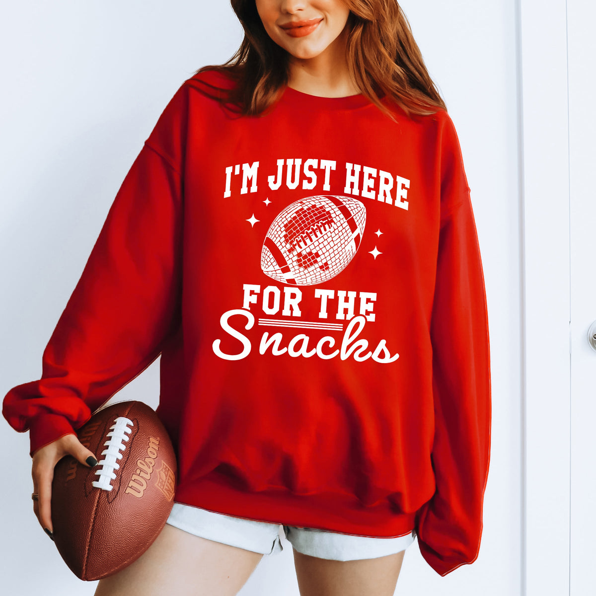 I'm Just Here For The Snacks Disco | Sweatshirt