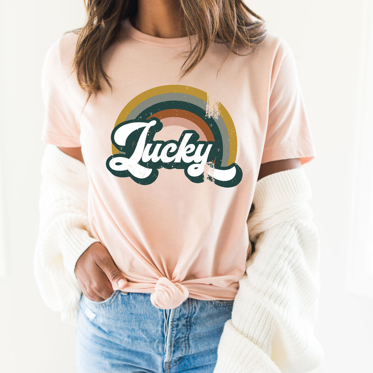 Lucky Rainbow | Short Sleeve Graphic Tee