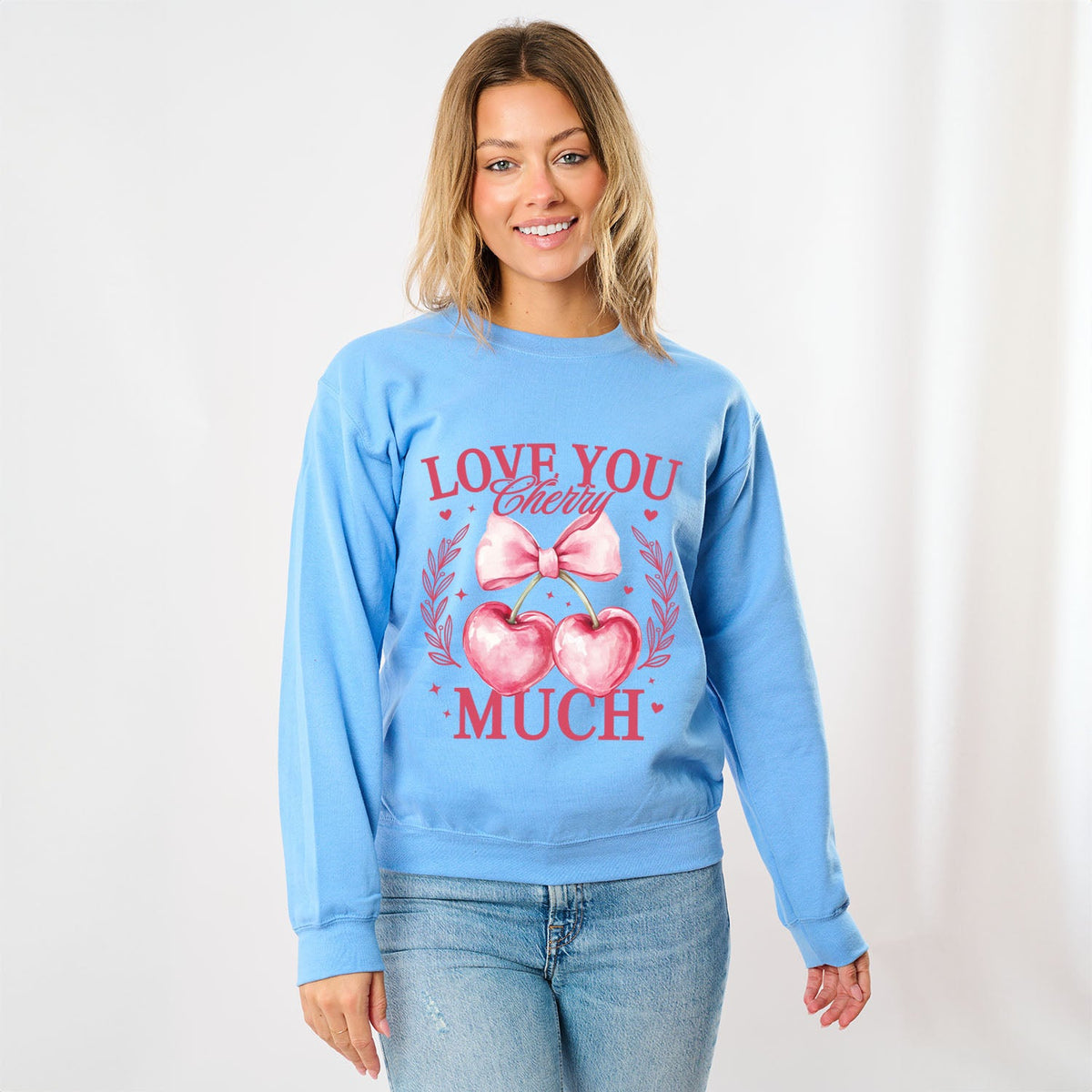 Coquette Cherry Much | Sweatshirt