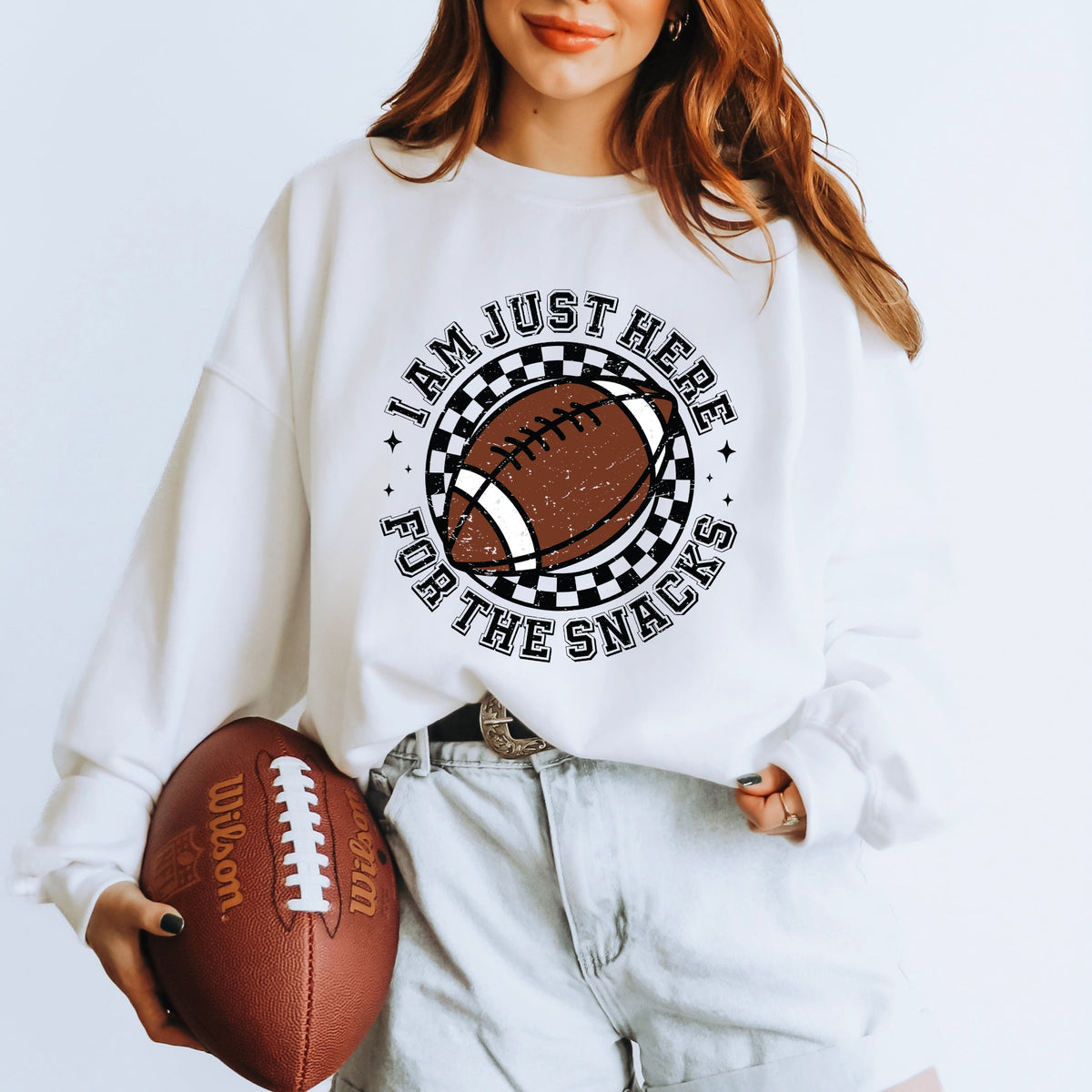 I Am Just Here For The Snacks | Sweatshirt