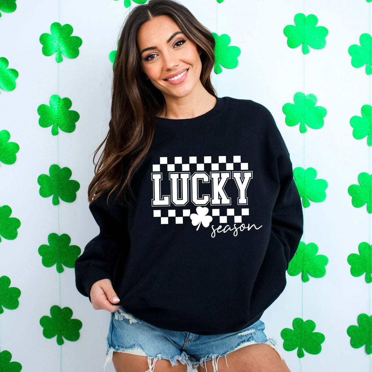 Lucky Season Checkered | Sweatshirt