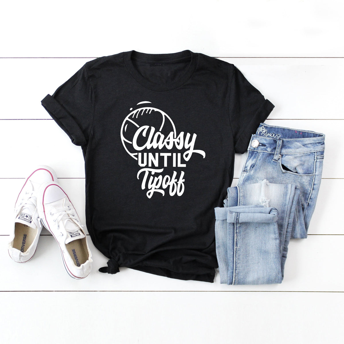 Classy Until Tipoff | Short Sleeve Graphic Tee