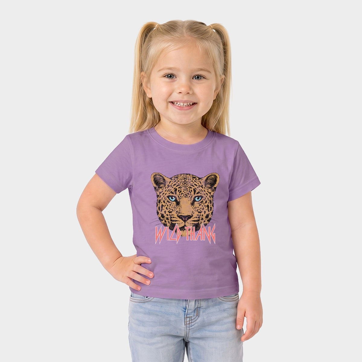 Wild Thang Cheetah - Toddler Short Sleeve Graphic T-Shirt