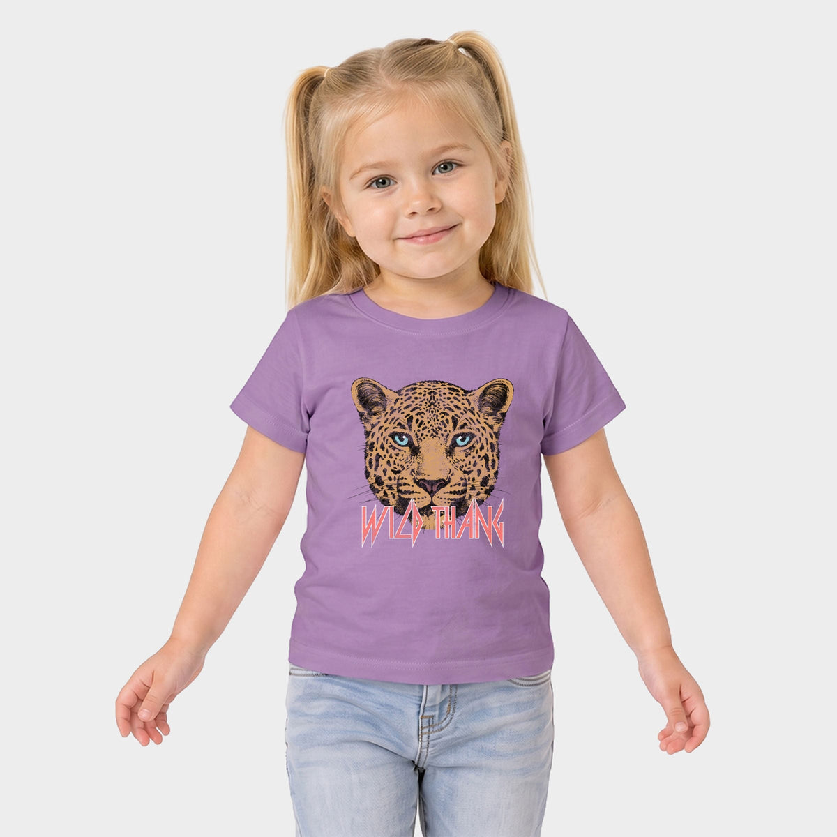 Wild Thang Cheetah - Toddler Short Sleeve Graphic T-Shirt