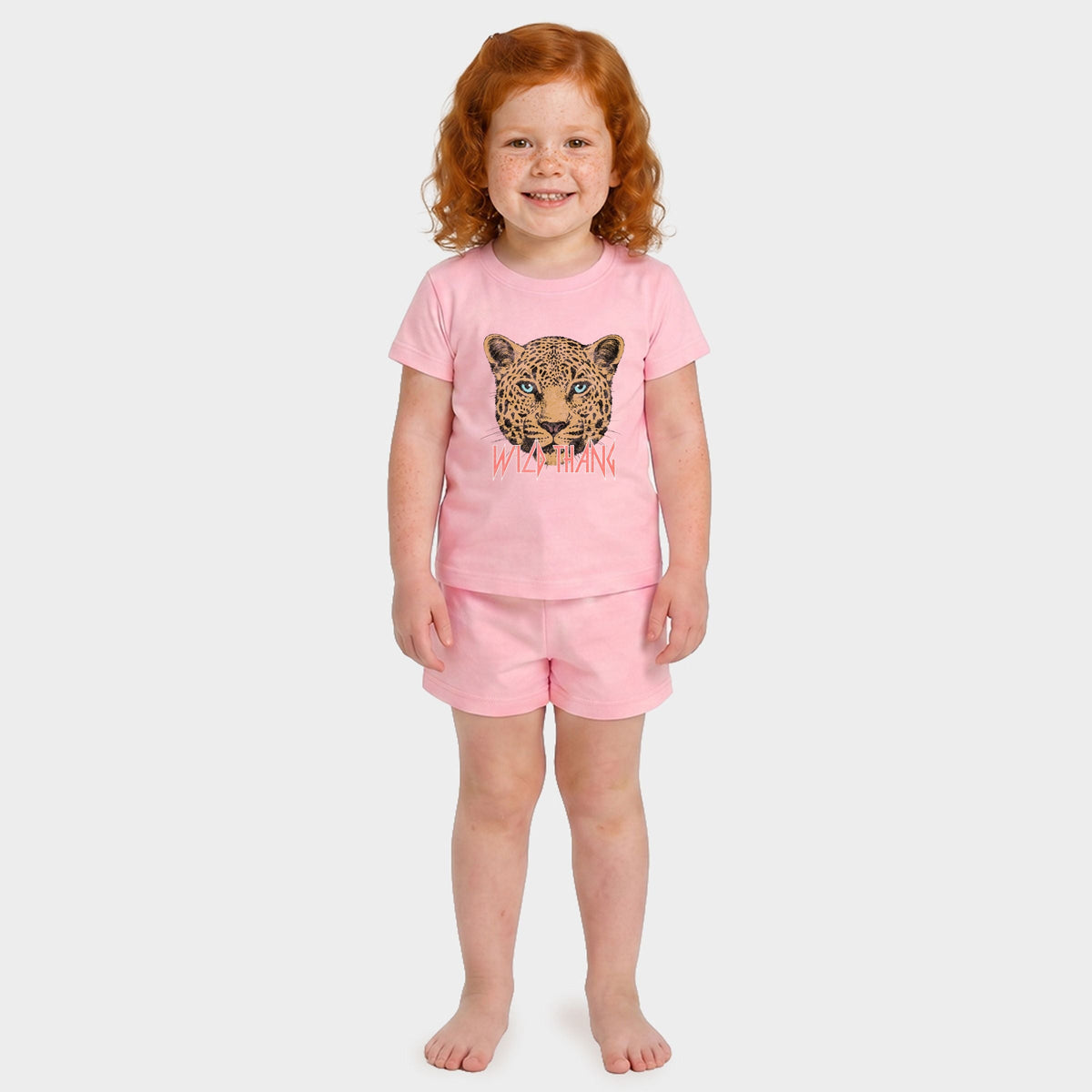 Wild Thang Cheetah - Toddler Crew Shorts Set