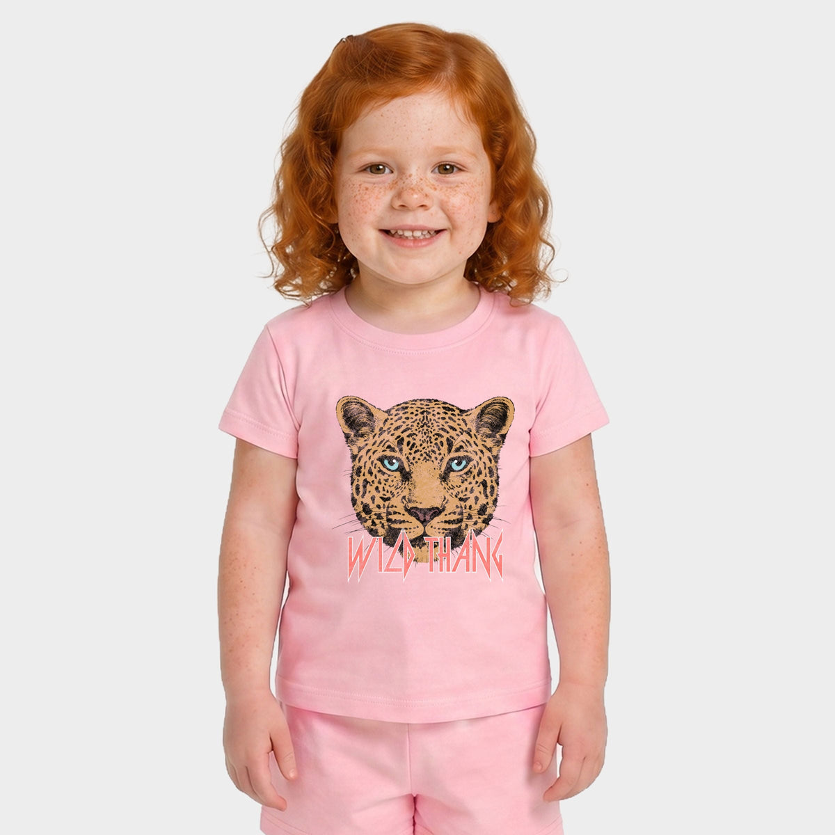 Wild Thang Cheetah - Toddler Crew Shorts Set