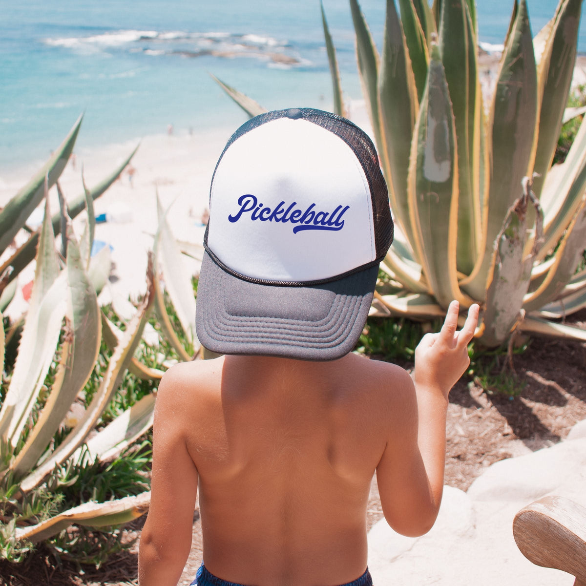 Pickleball - Youth Graphic Foam Trucker Hat