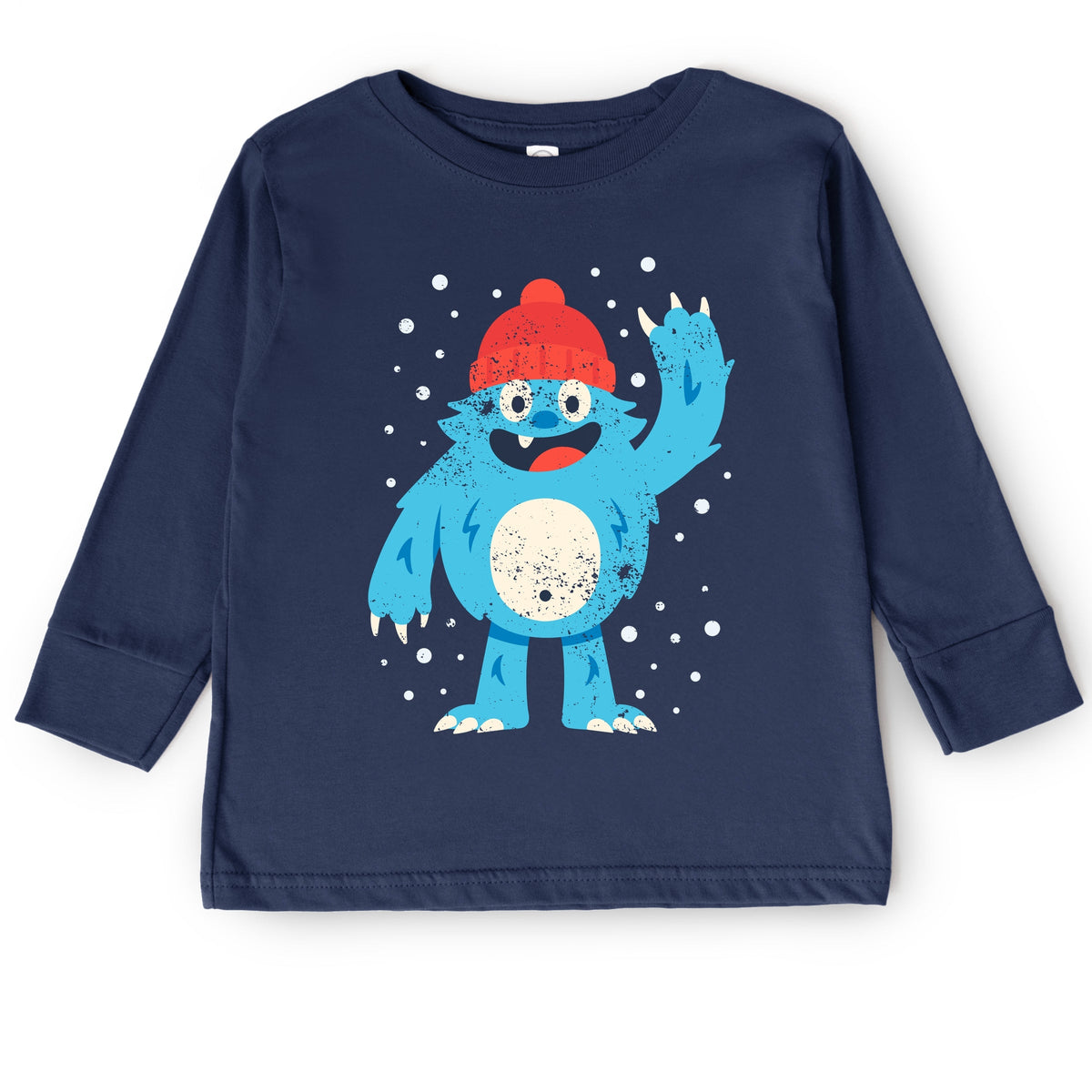 Blue Yeti Distressed - Toddler Long Sleeve Graphic Tee