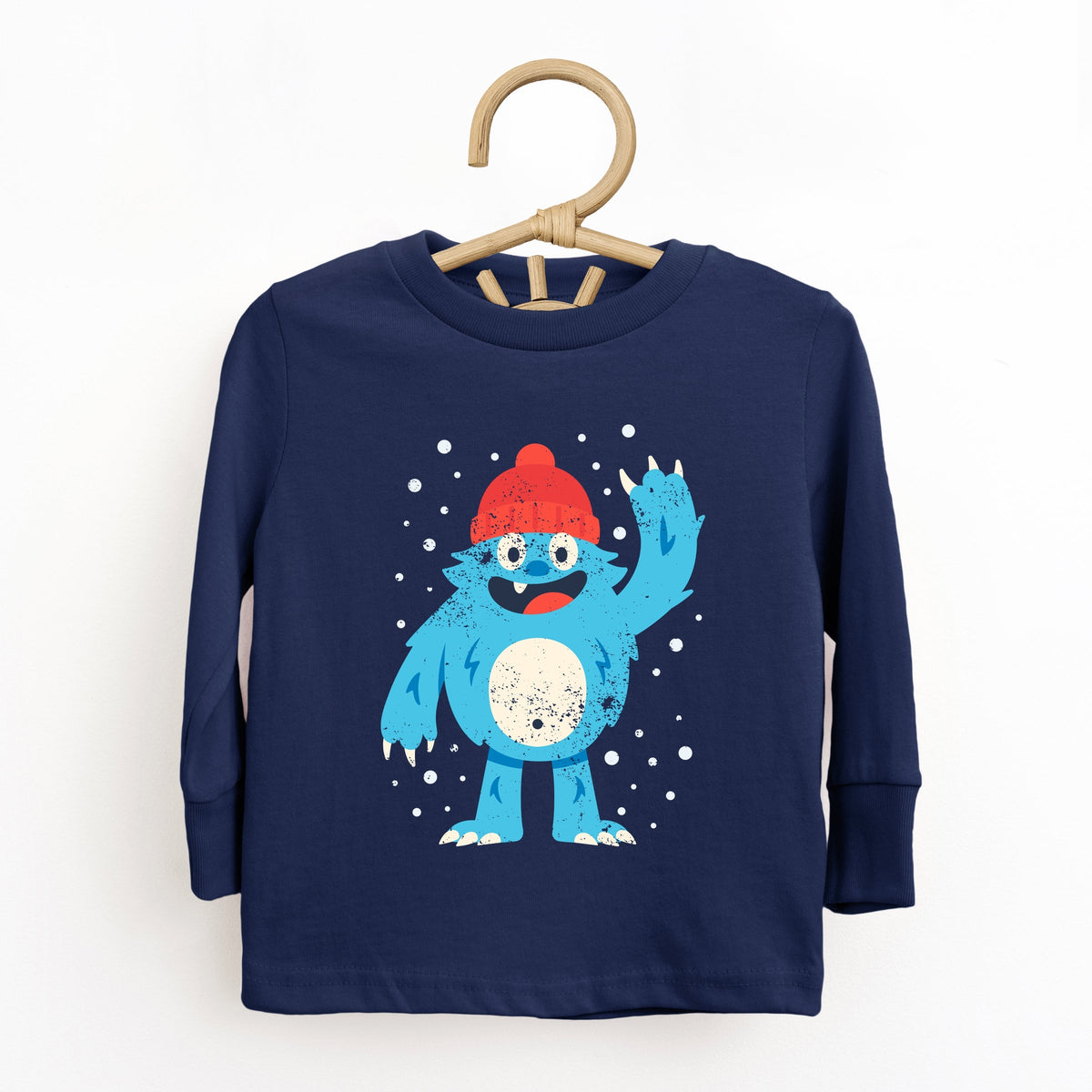 Blue Yeti Distressed - Toddler Long Sleeve Graphic Tee