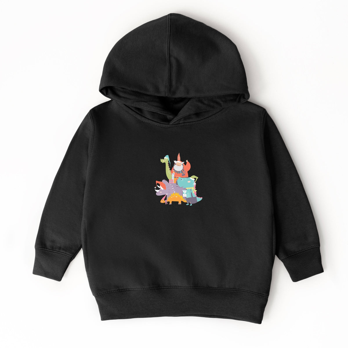 Santa and Dinosaurs - Toddler Hoodie