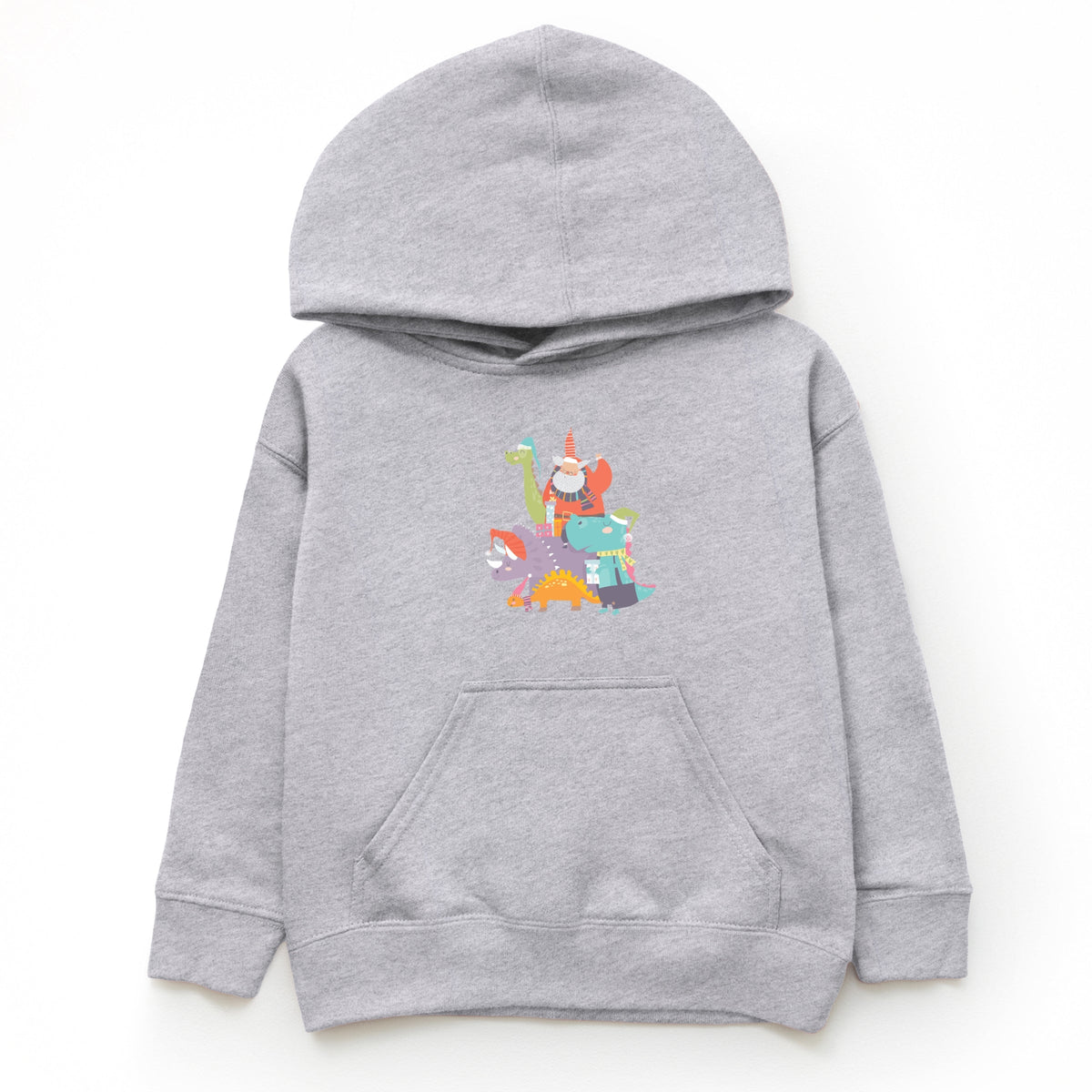Santa and Dinosaurs - Youth Graphic Hoodie