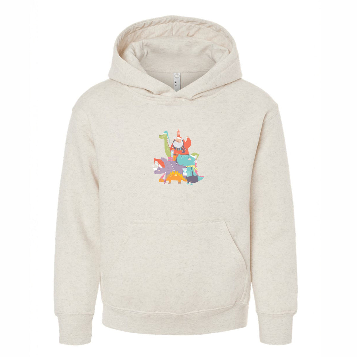 Santa and Dinosaurs - Youth Graphic Hoodie
