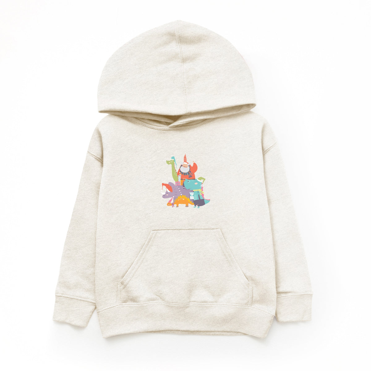 Santa and Dinosaurs - Youth Graphic Hoodie