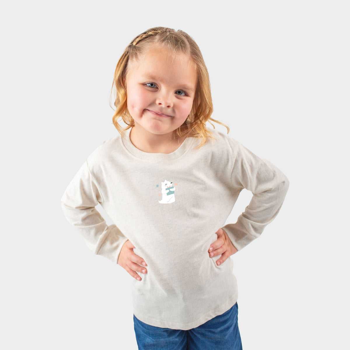 Polar Bear Presents - Toddler Long Sleeve Graphic Tee