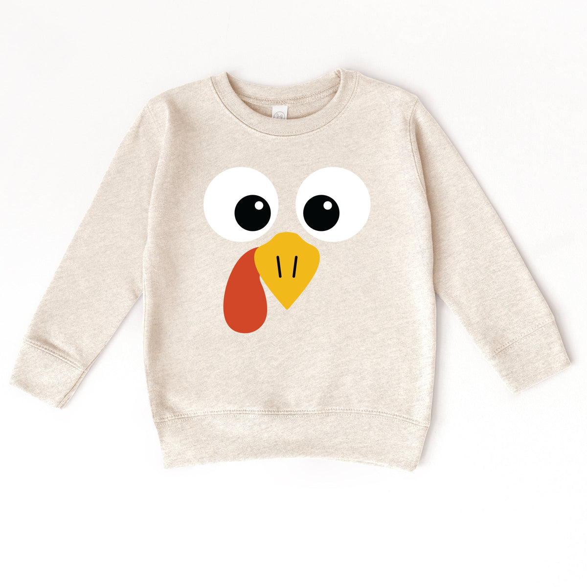 Turkey Face Big Eyes - Kid's Toddler Sweatshirt and Kid's Youth Sweatshirt