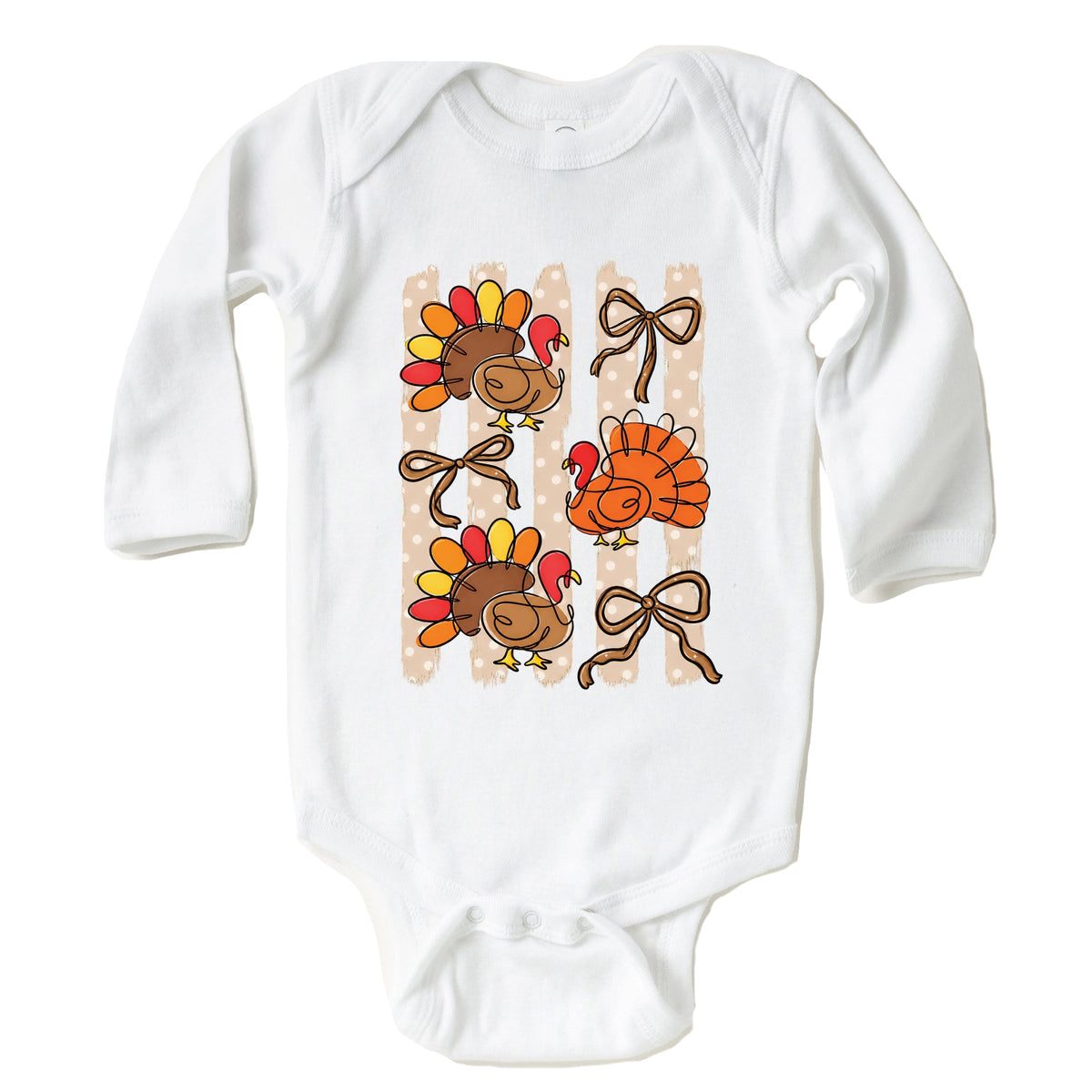 Turkey Linework - Infant Long Sleeve Bodysuit
