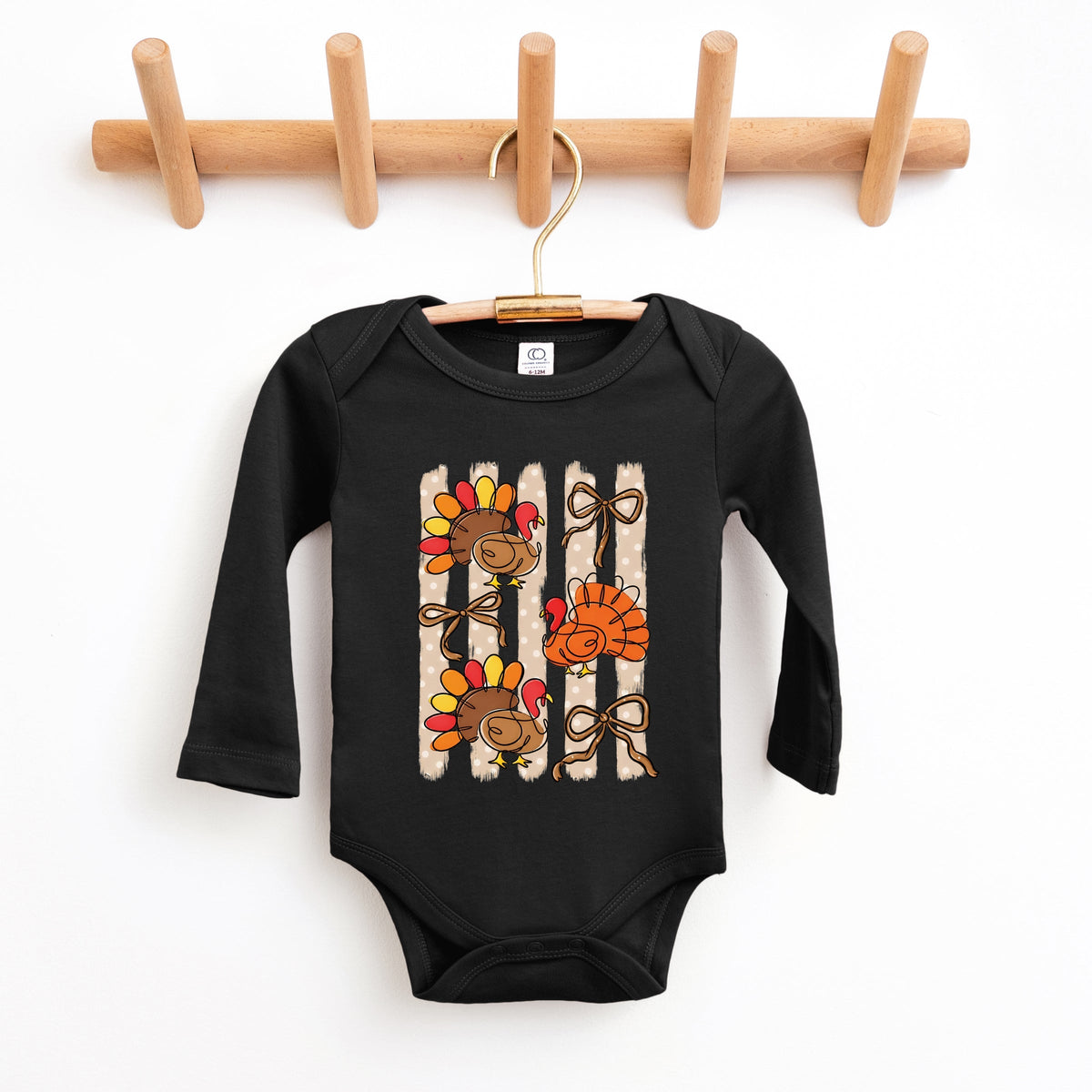 Turkey Linework - Infant Long Sleeve Bodysuit
