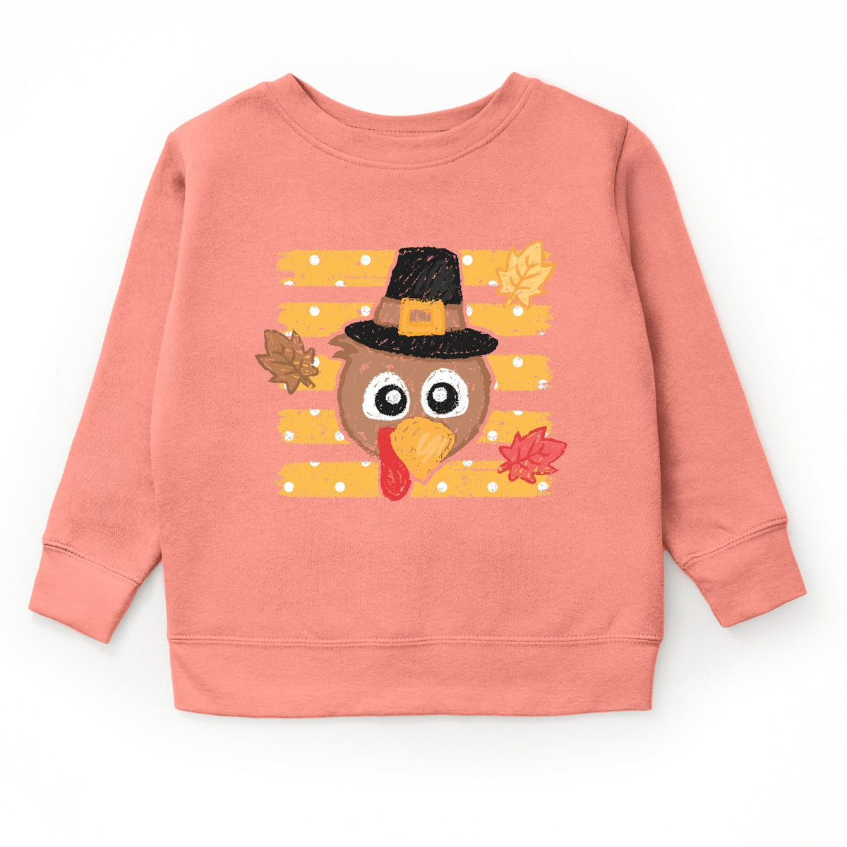 Hand Drawn Boy Turkey - Youth Graphic Sweatshirt