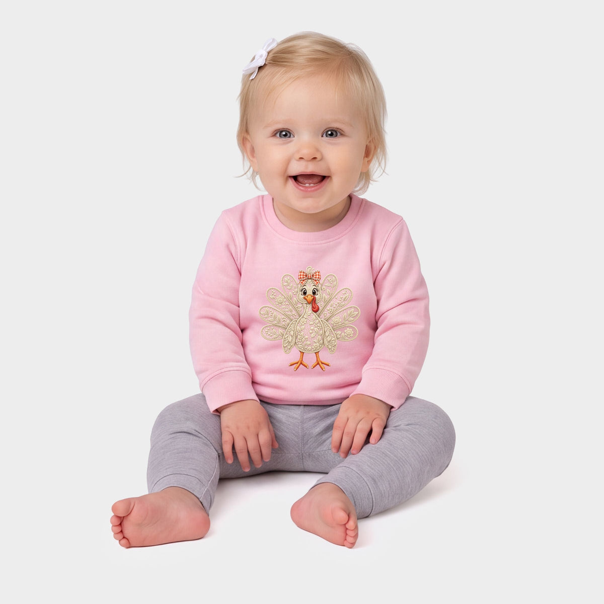 Turkey Lace - Infant Fleece Sweatshirt