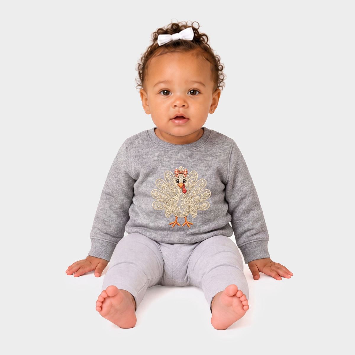 Turkey Lace - Infant Fleece Sweatshirt
