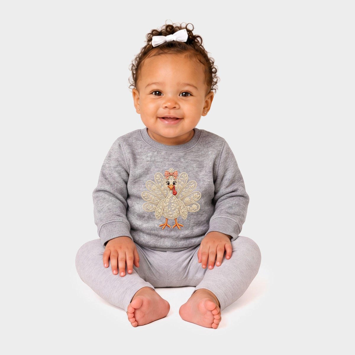 Turkey Lace - Infant Fleece Sweatshirt