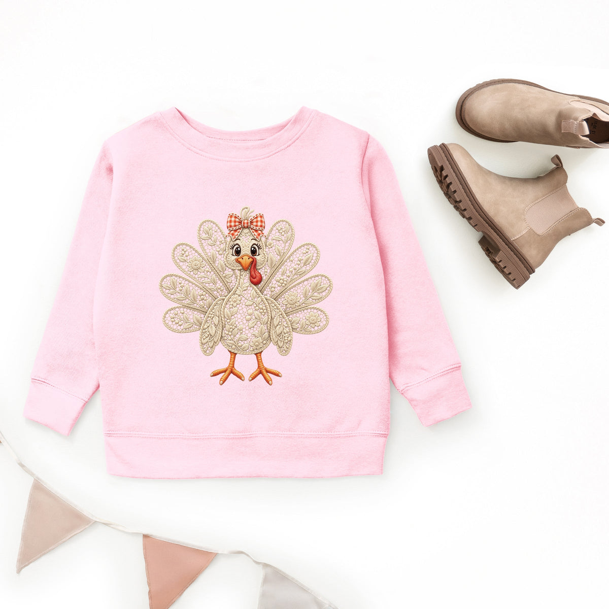 Turkey Lace - Youth Graphic Sweatshirt