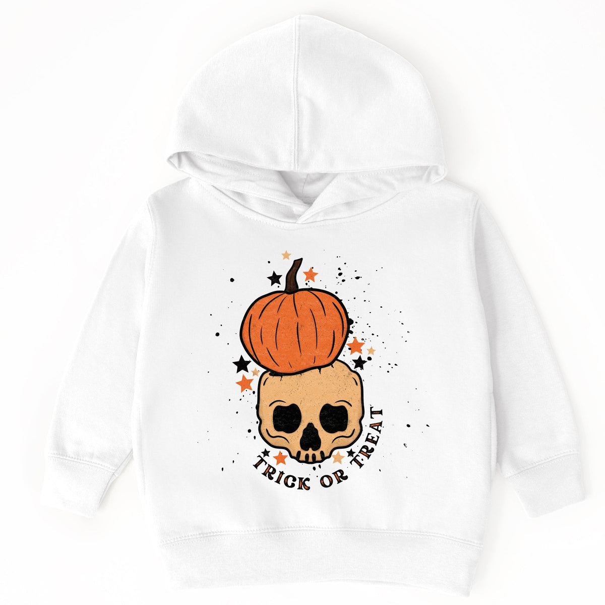 Trick Or Treat Skull - Toddler Hoodie