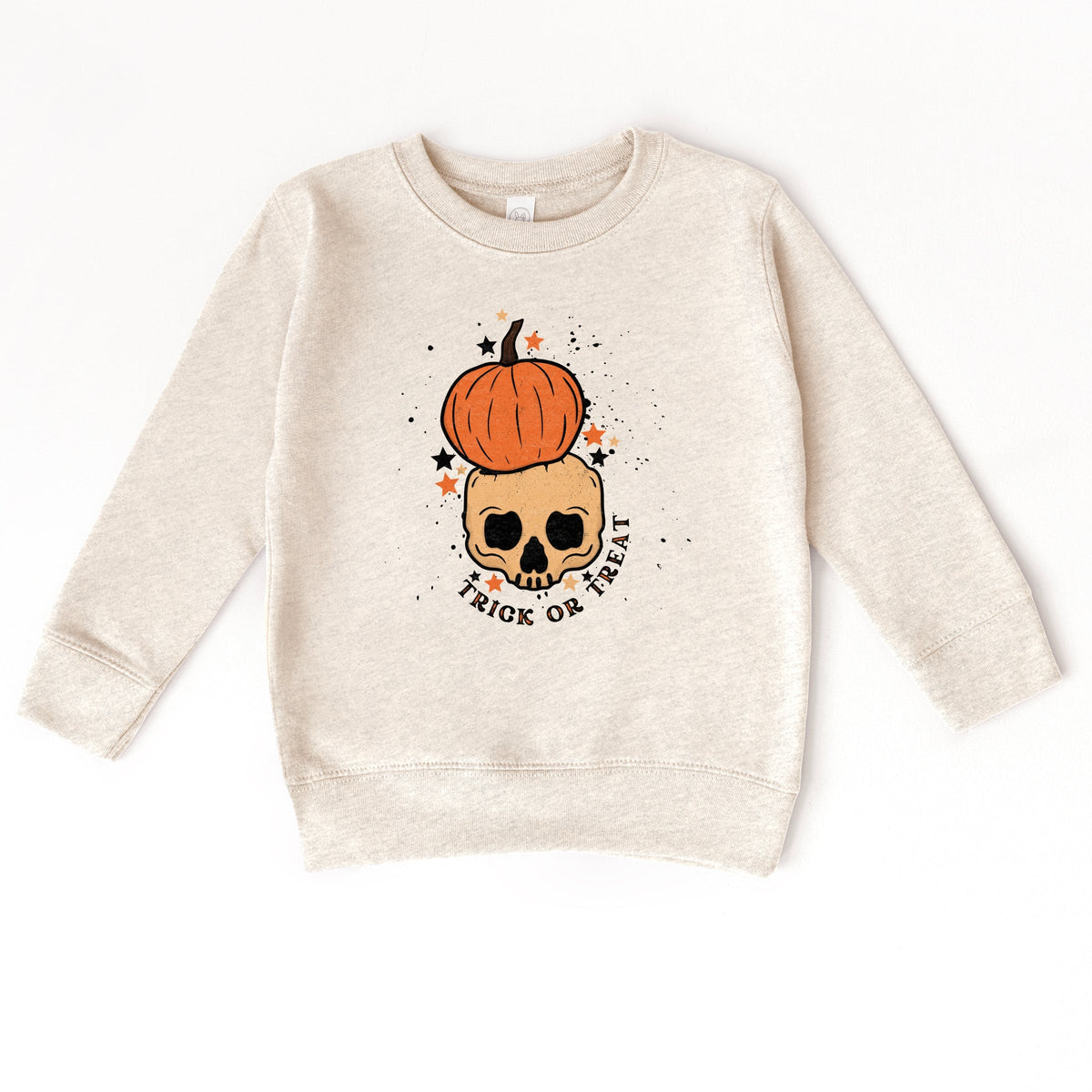 Trick Or Treat Skull - Toddler Graphic Sweatshirt