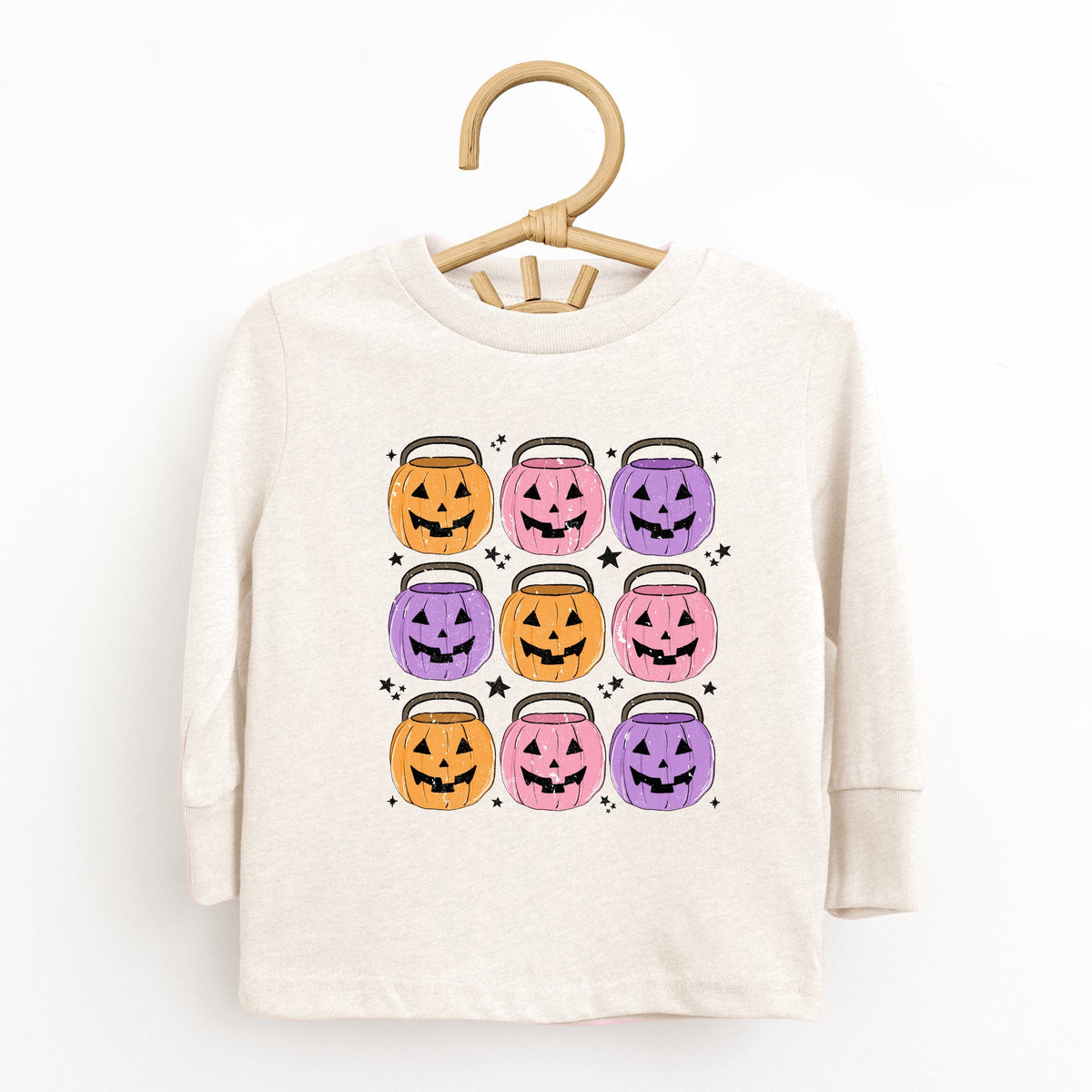 Halloween Candy Bucket Chart - Toddler Long Sleeve Graphic Tee