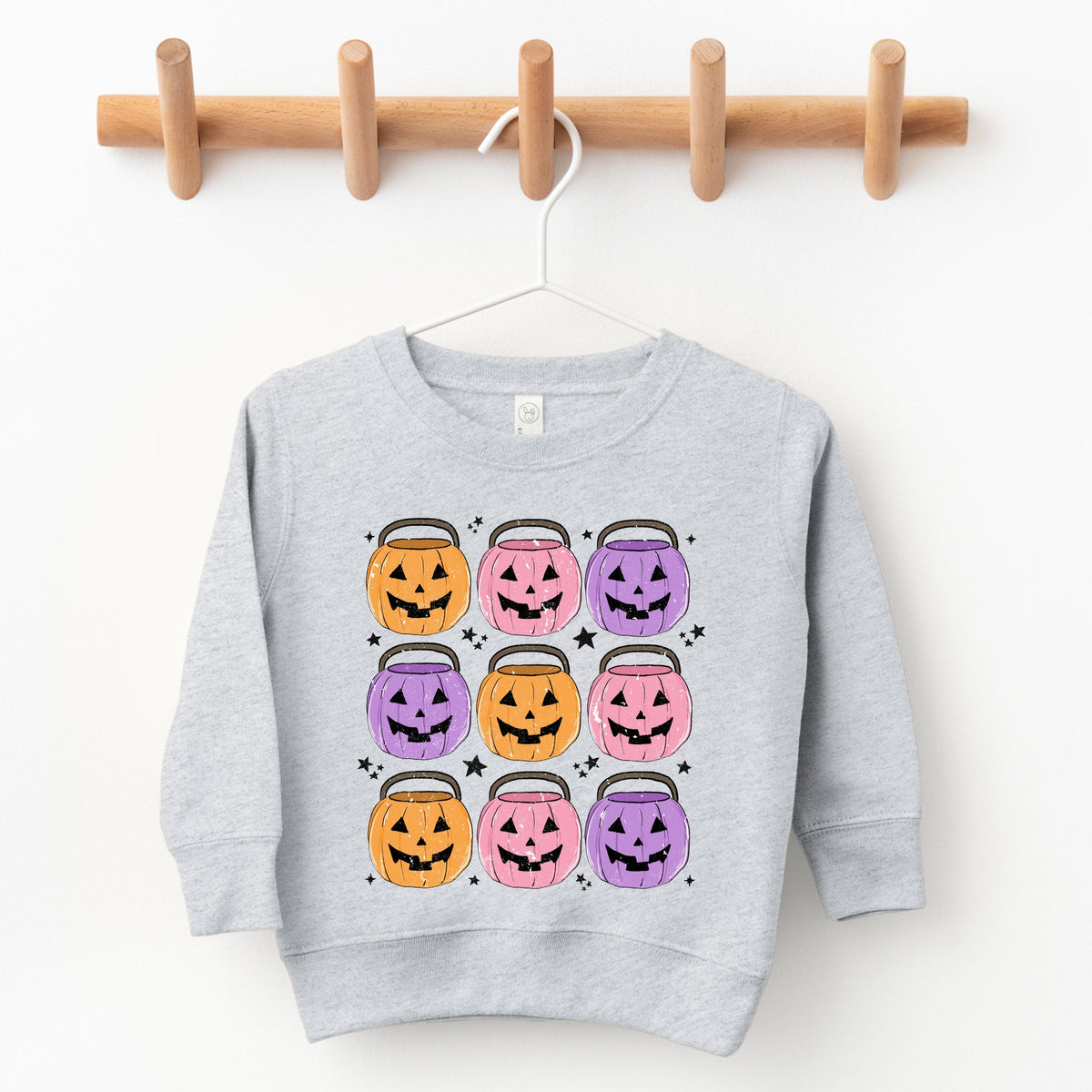 Halloween Candy Bucket Chart - Toddler Graphic Sweatshirt
