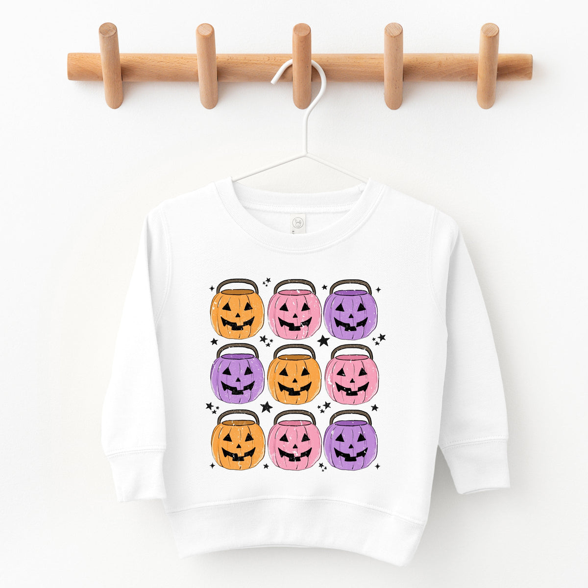 Halloween Candy Bucket Chart - Toddler Graphic Sweatshirt