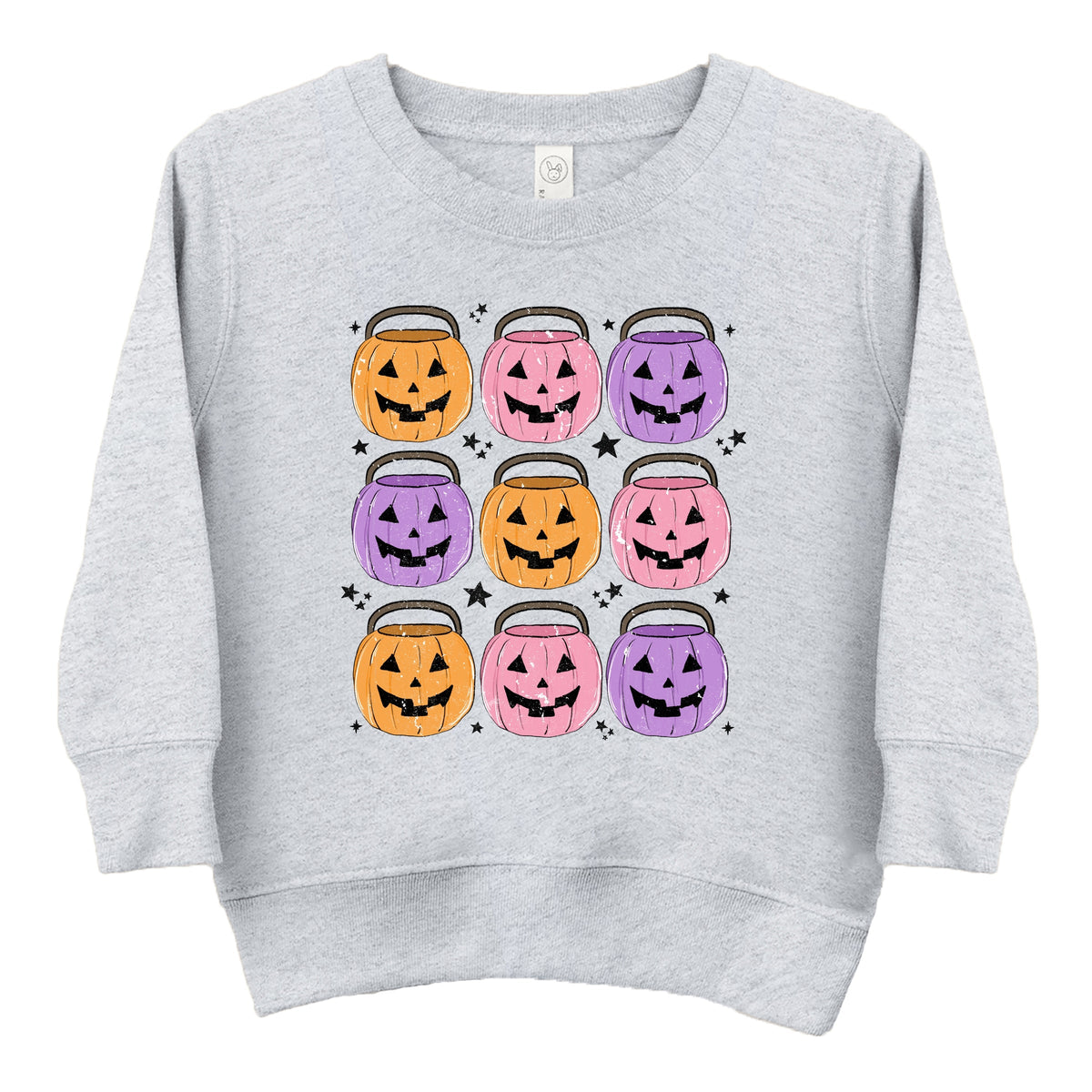 Halloween Candy Bucket Chart - Toddler Graphic Sweatshirt