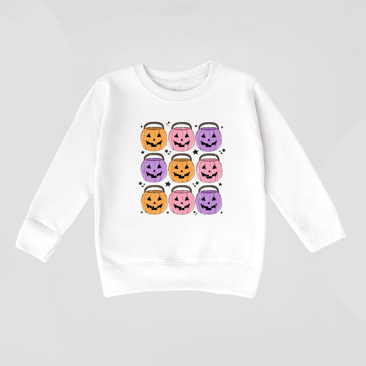 Halloween Candy Bucket Chart - Toddler Graphic Sweatshirt