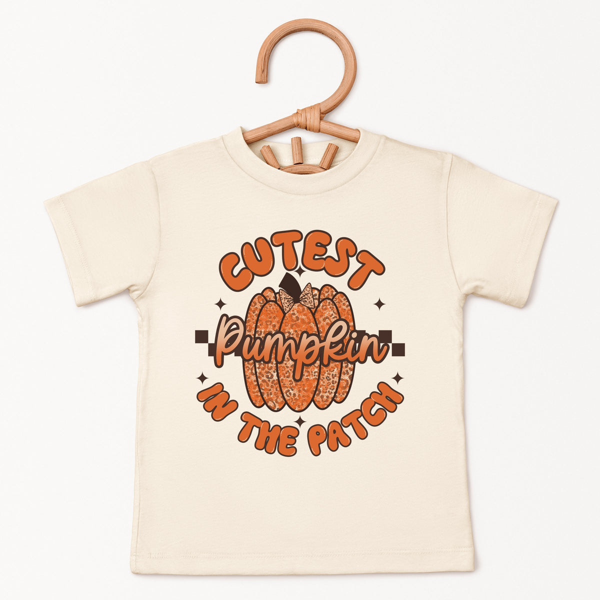 Cutest Pumpkin Leopard Print - Toddler Short Sleeve Graphic T-Shirt