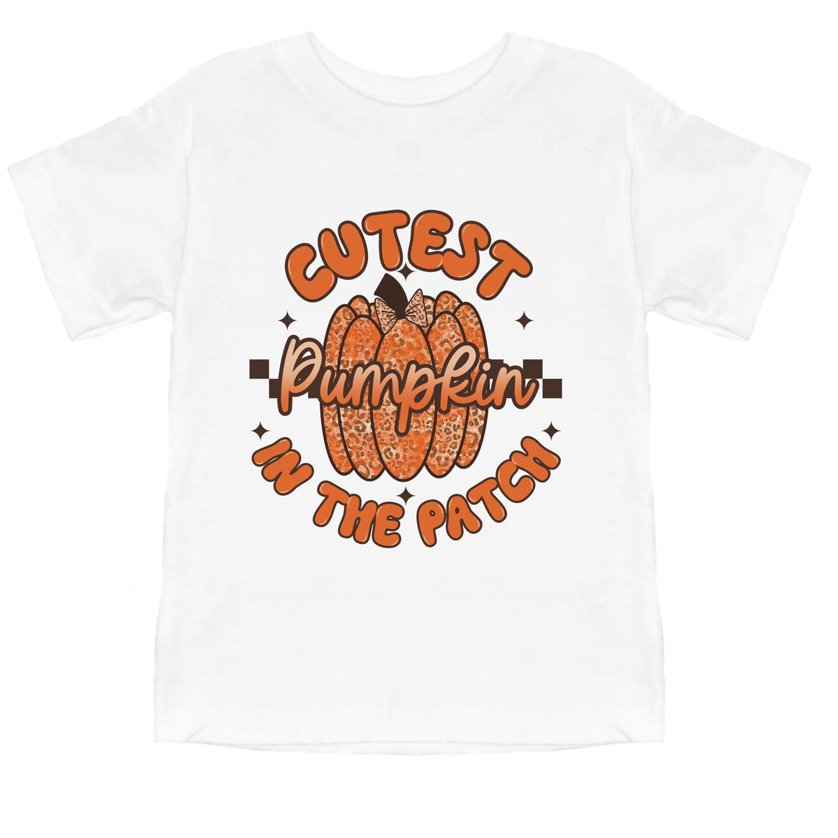 Cutest Pumpkin Leopard Print - Toddler Short Sleeve Graphic T-Shirt