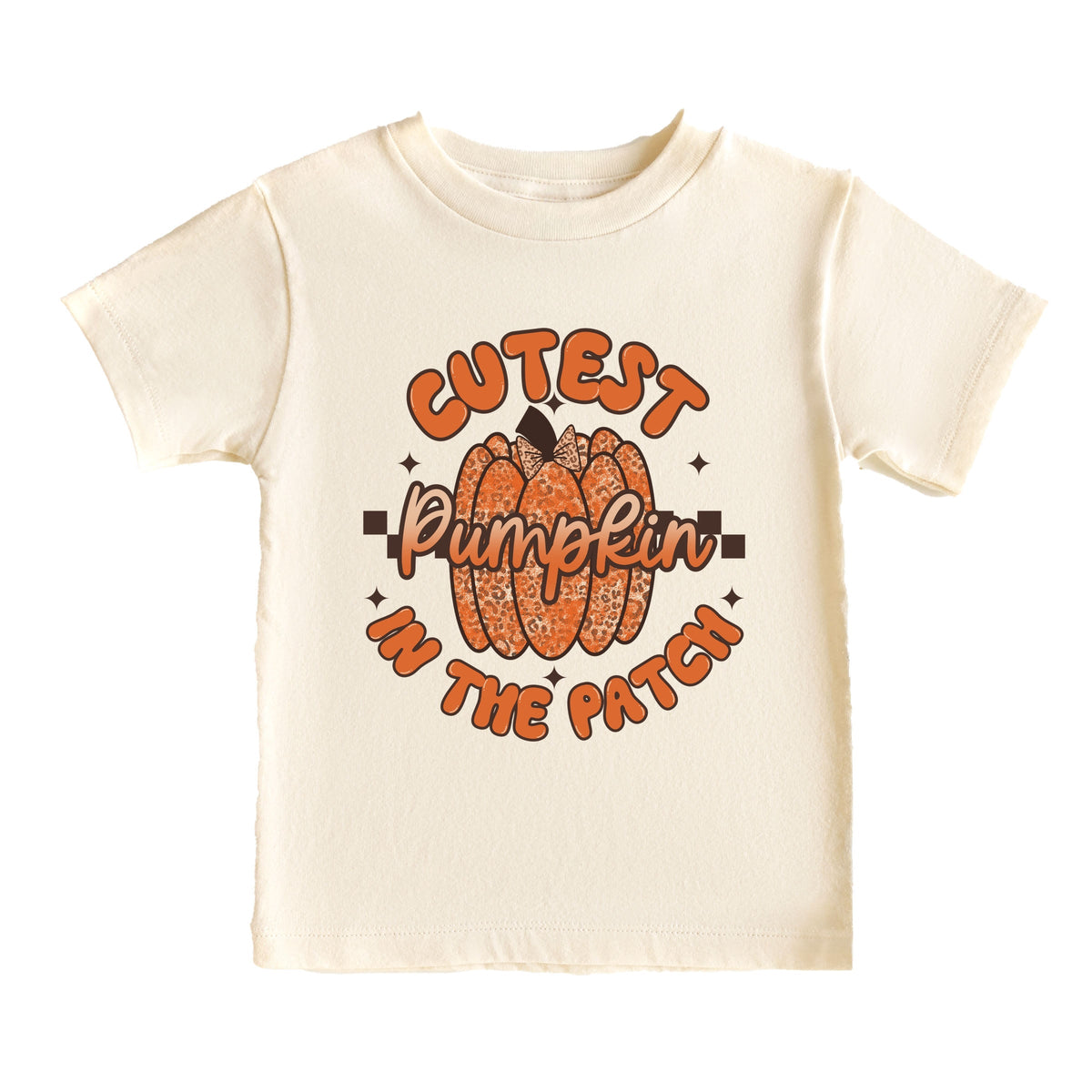 Cutest Pumpkin Leopard Print - Toddler Short Sleeve Graphic T-Shirt