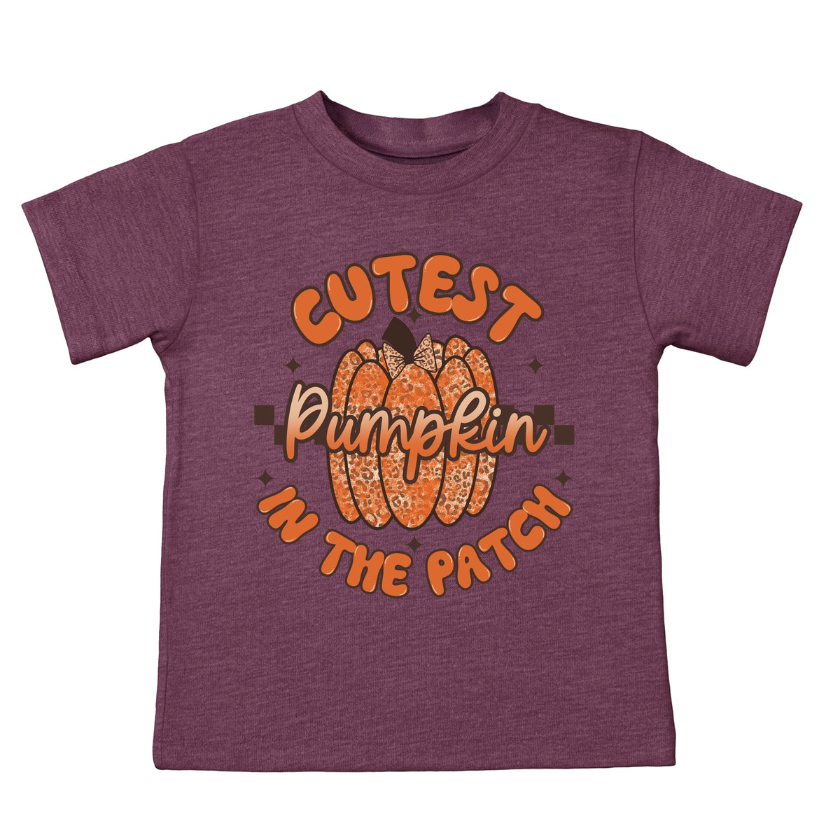 Cutest Pumpkin Leopard Print - Toddler Short Sleeve Graphic T-Shirt