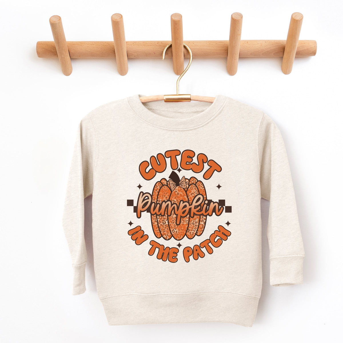 Cutest Pumpkin Leopard Print - Toddler Graphic Sweatshirt