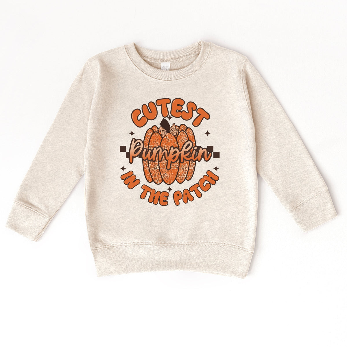 Cutest Pumpkin Leopard Print - Toddler Graphic Sweatshirt