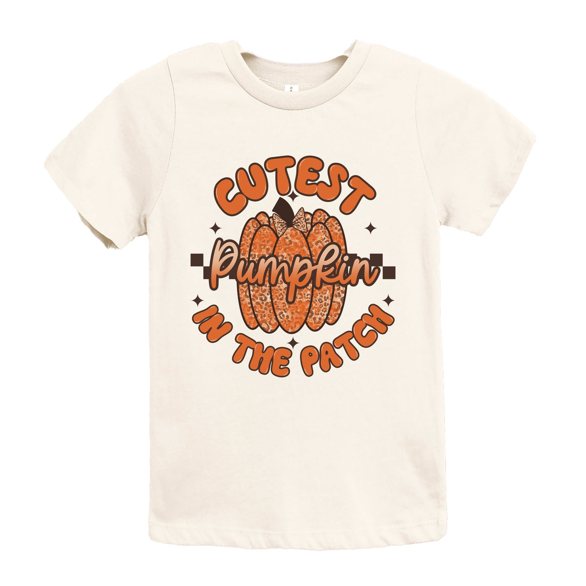 Cutest Pumpkin Leopard Print - Youth Short Sleeve Graphic T-Shirt