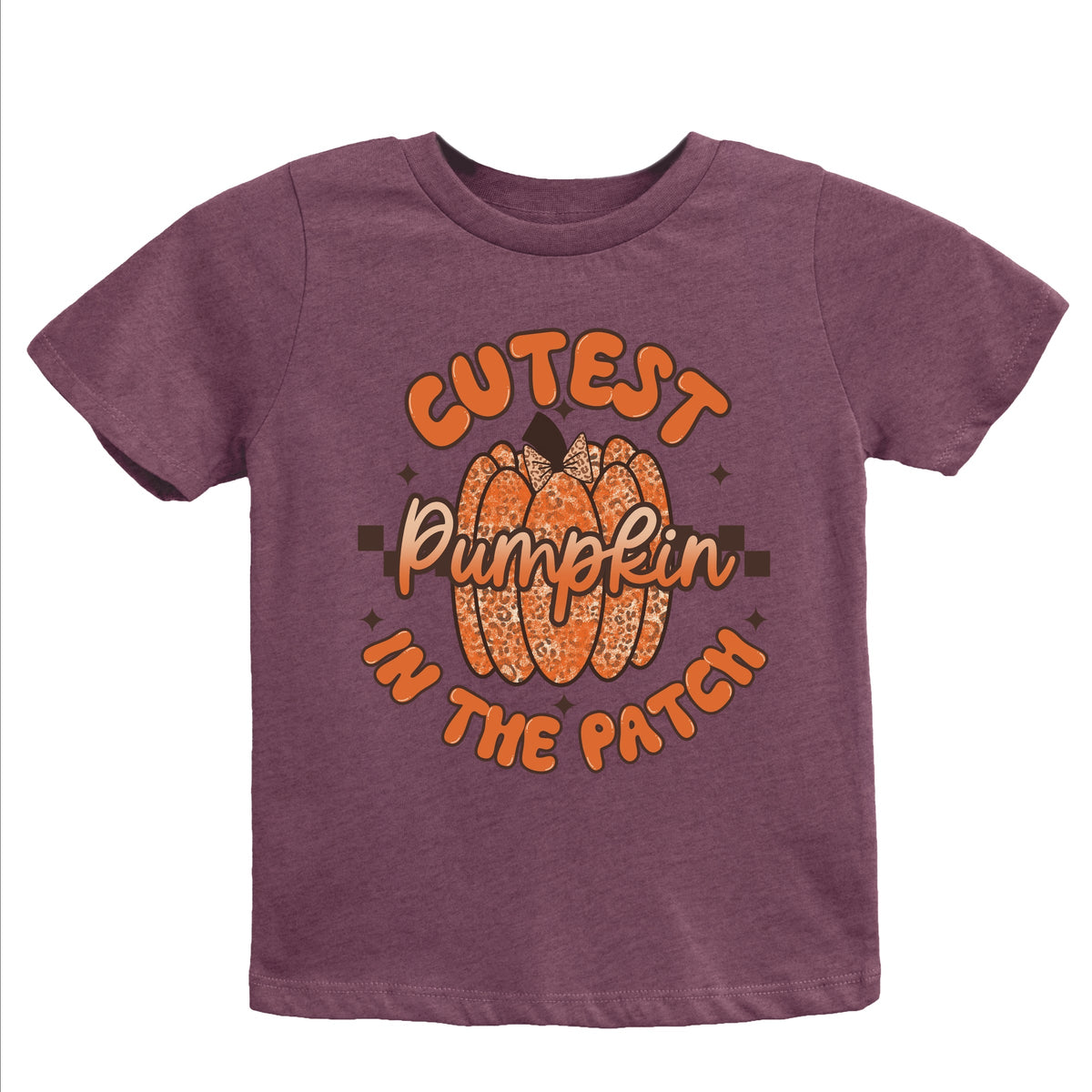 Cutest Pumpkin Leopard Print - Youth Short Sleeve Graphic T-Shirt