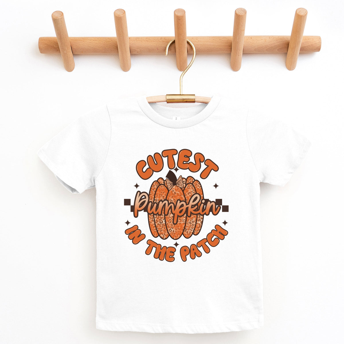 Cutest Pumpkin Leopard Print - Youth Short Sleeve Graphic T-Shirt