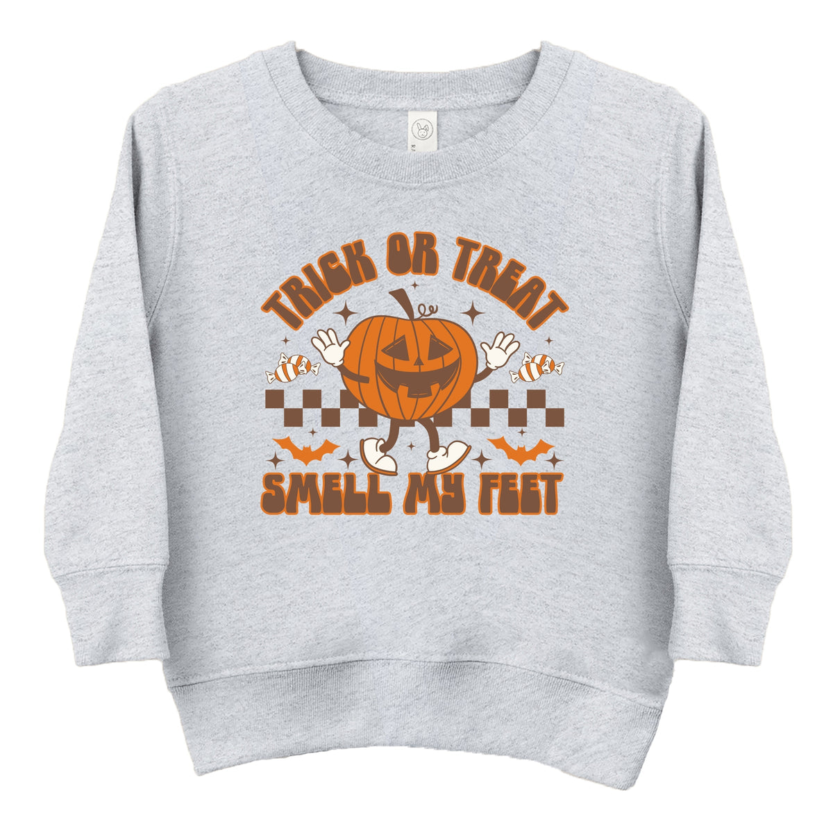 Smell My Feet Checkered - Toddler Graphic Sweatshirt