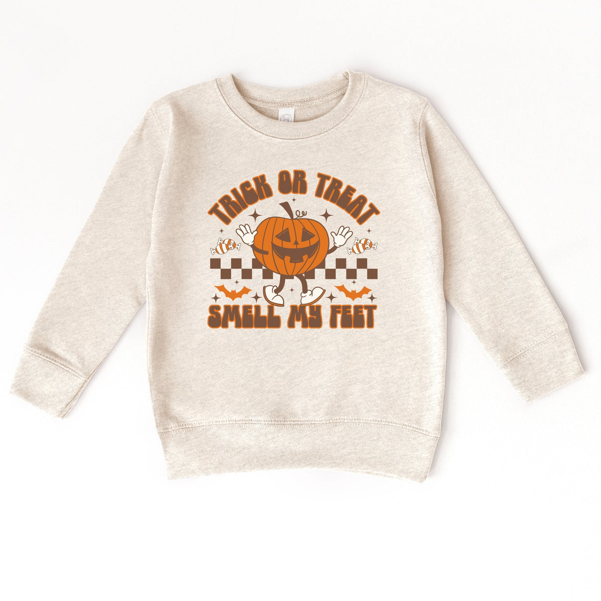 Smell My Feet Checkered - Toddler Graphic Sweatshirt