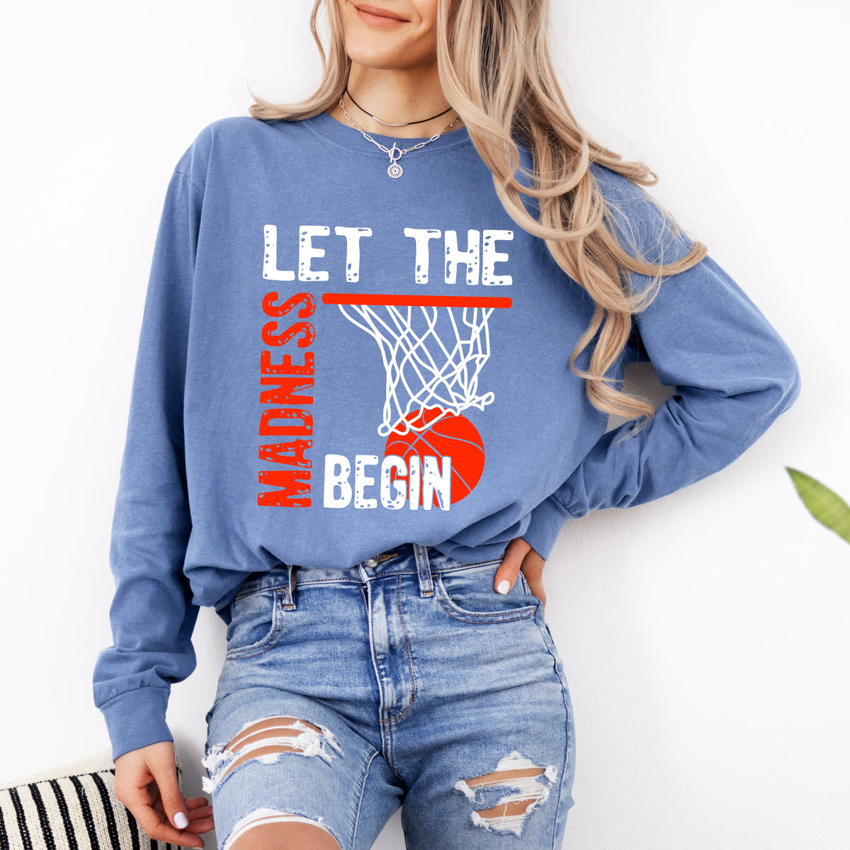 Let The Madness Begin | Garment Dyed Long Sleeve